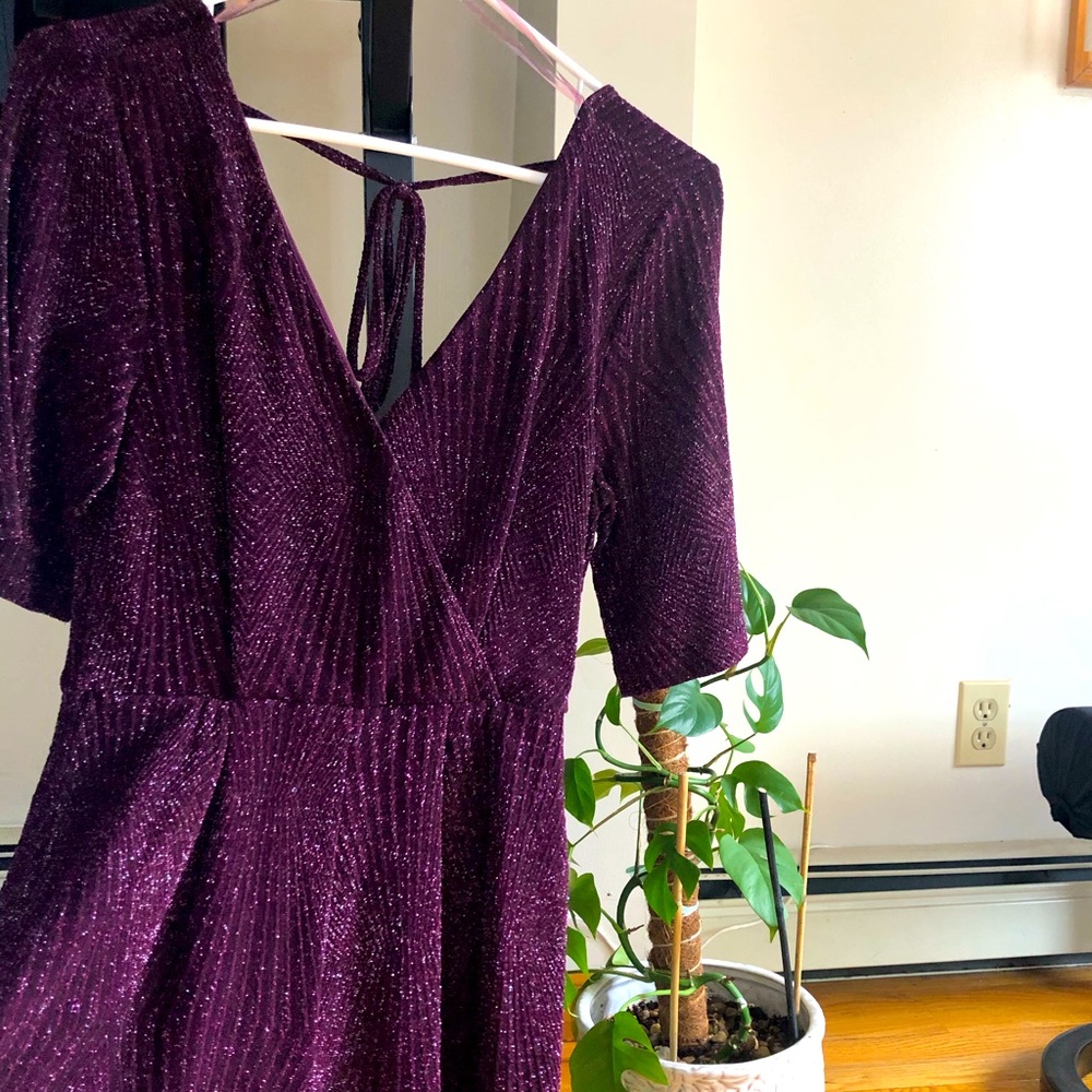 Charlotte Russe Sparkling Romper size Small